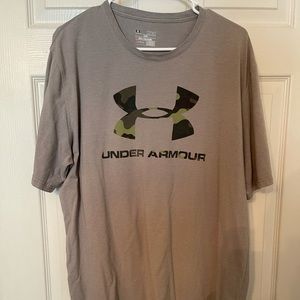 Under Armour Woodland Camo Logo Tee